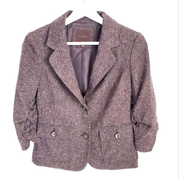 The Limited 3/4 Sleeve Ruched Blazer Size XS - Picture 1 of 3